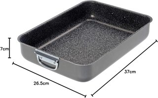 Alluflon bandeja horno piedra antiadherente