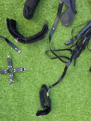 Set Accessori in Pelle per Adulti (Completamente Nuovo)