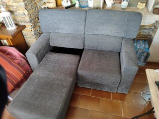 Sofá Cama Gris sin usar en perfecto estado