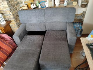 Sofá Cama Gris sin usar en perfecto estado