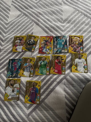 Lote cromos fútbol Balón de Oro y Momentum
