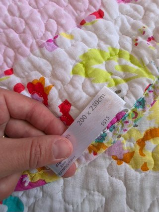 Colcha Cama 90 Patchwork Flores