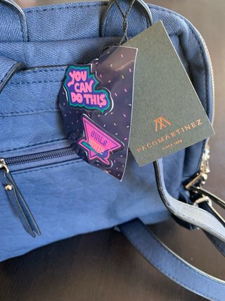 Bolso Mochila Paco Martinez Azul
