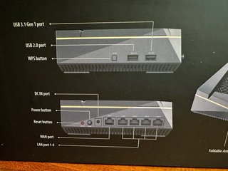 Router ASUS RT-AX92U AX6100 Tri Band WiFi 6