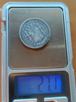 Lote monedas plata España y Francia
