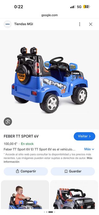 Coche a batería Feber TT Sport 6V