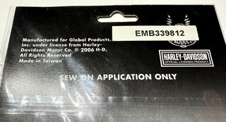 Harley Davidson Emblema Bordado HD