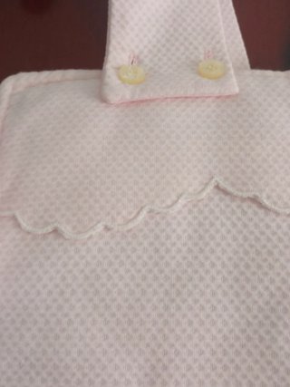 Bolsa Carrito Bebé Piqué Rosa