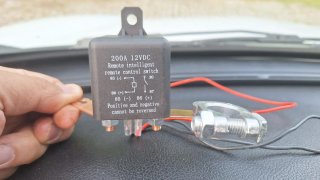 Cortacorrientes Batería Coche Mando a Distancia 20
