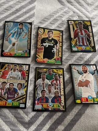 Cartas Fútbol Panini 18-19, 16-17, 11-12