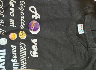 Camiseta Camino de Santiago Palma Negra
