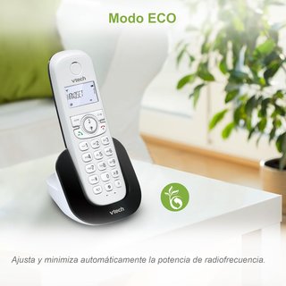 VTech teléfono inalámbrico doble carga