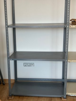 Estantería metálica 200x110x50 gris 100kg