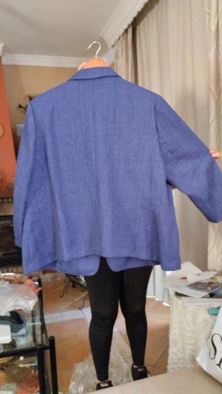 Chaqueta azul mujer