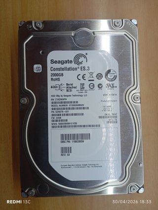 Disco Duro Seagate Constellation ES.3 2TB SAS