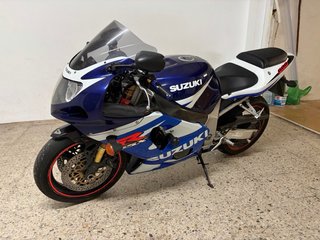 Suzuki GSXR 600 Sportbike Azul/Blanco