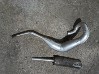 Tubo Escape Leo Vince Hand Made Plata