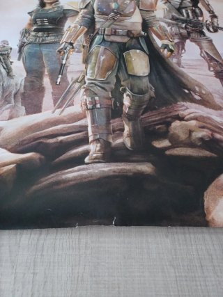 2 Carteles Star Wars Mandalorian