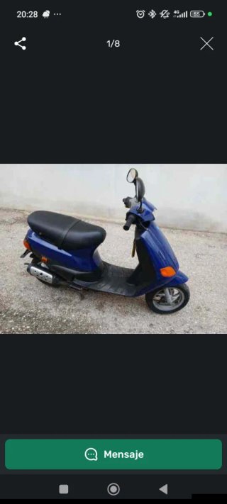 Piaggio Zip Scooter Azul