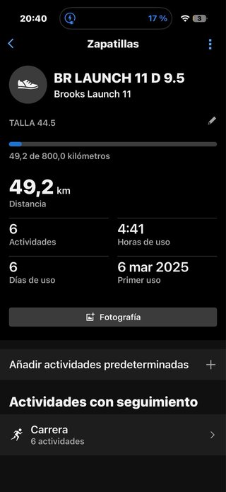 Zapatillas Brooks Launch 11 Talla 44.5