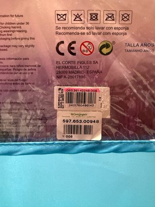 Disfraz Frozen Talla 8 El Corte Inglés