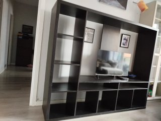Mueble Salón Kallax Ikea Negro