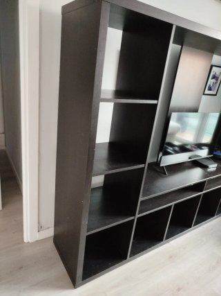 Mueble Salón Kallax Ikea Negro