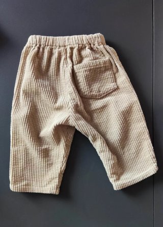 Pantalón pana Zara bebé 6-9 meses beige