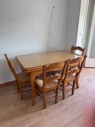 Muebles de salón/comedor de madera de pino maciza