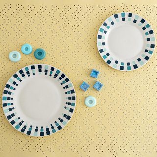 Set di stoviglie in porcellana bianca Quid 18 pezzi