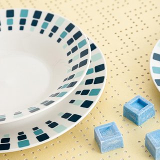 Set di stoviglie in porcellana bianca Quid 18 pezzi