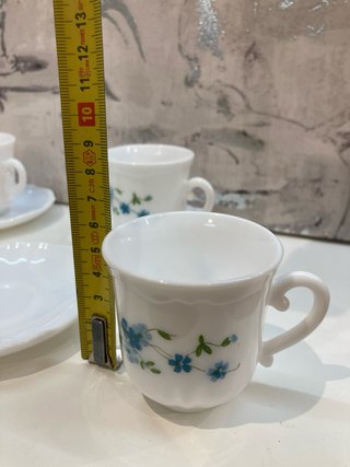 6 Tazas y Platillos Arcopal Veronica Vintage