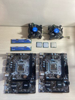 Lote Componentes PC: Placas Base MSI, RAM Kingston
