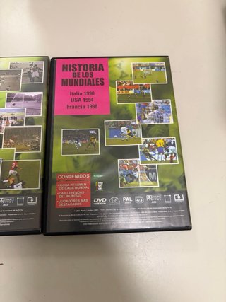 DVD Historia de los Mundiales 1990-1998