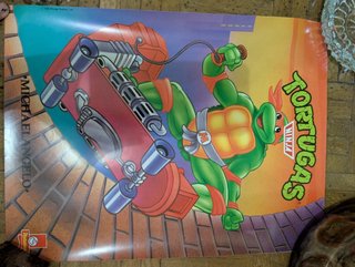 Colección 10 Posters Tortugas Ninja Vintage