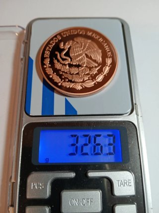Onza de Cobre Puro .999