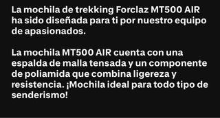 Mochila 45+10 azul/gris
