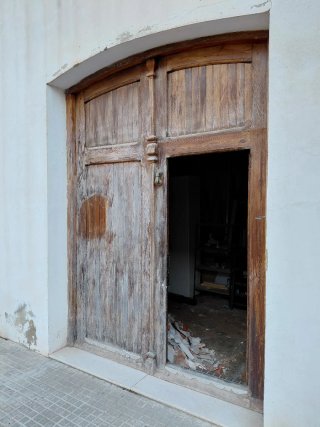 Puerta antigua de madera