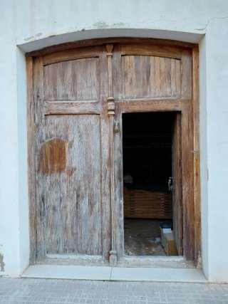 Puerta antigua de madera
