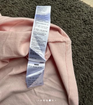 Camiseta Levi's rosa mujer talla S
