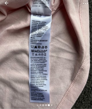 Camiseta Levi's rosa mujer talla S