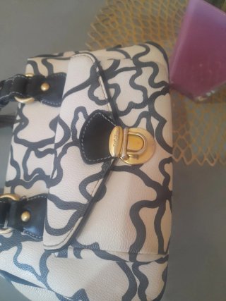 Bolso Tous Beige y Negro Original