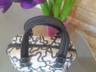 Bolso Tous Beige y Negro Original