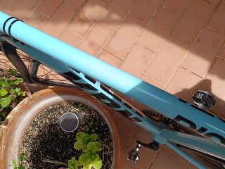 Bicicleta Fixie KRN Pista Celeste