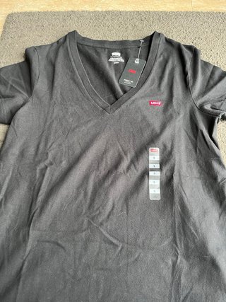 Camiseta Levi's Mujer Talla S Negra