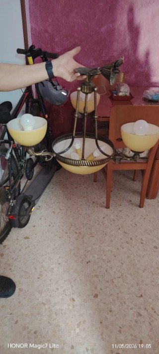 Lámpara de salón 6 luces