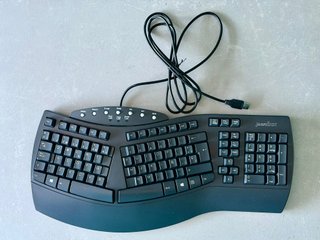Teclado Perixx Ergonómico Negro