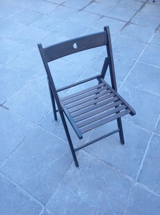 Sedie pieghevoli in legno per giardino
