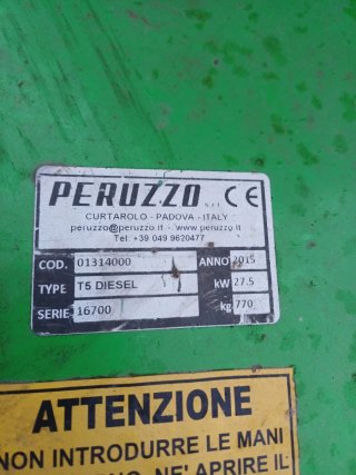 Peruzzo T5 trituradora ramas con cinta