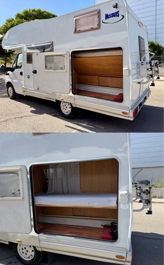 Autocaravana Mclouis capuchina con literas